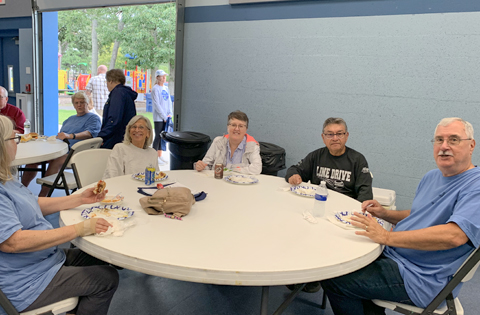 members at picnic