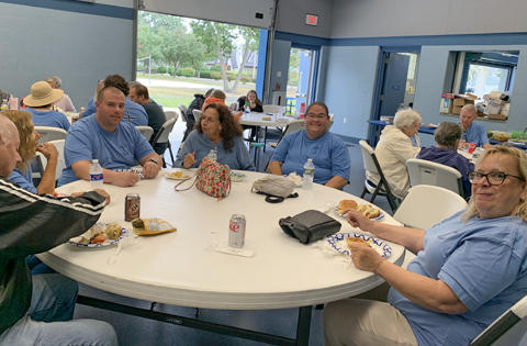 members at picnic