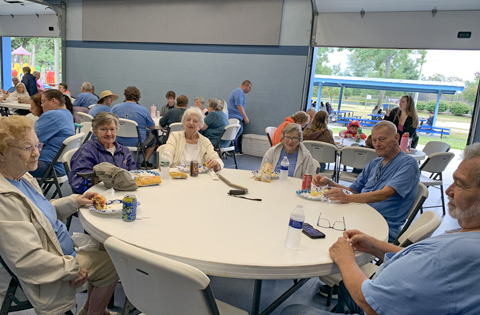 members enjoy picnic