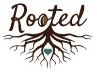 About Us rooted coffee logo
